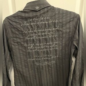 English Laundry Beatles Let It Be Button Shirt, size S Mens